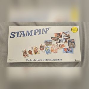 Vintage 1989 USPS Stampin' Board Game